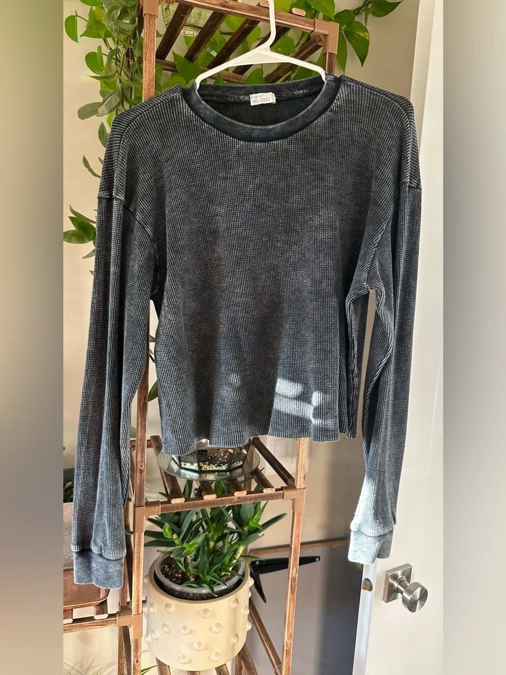 Tillys Women's Grey Shirt
